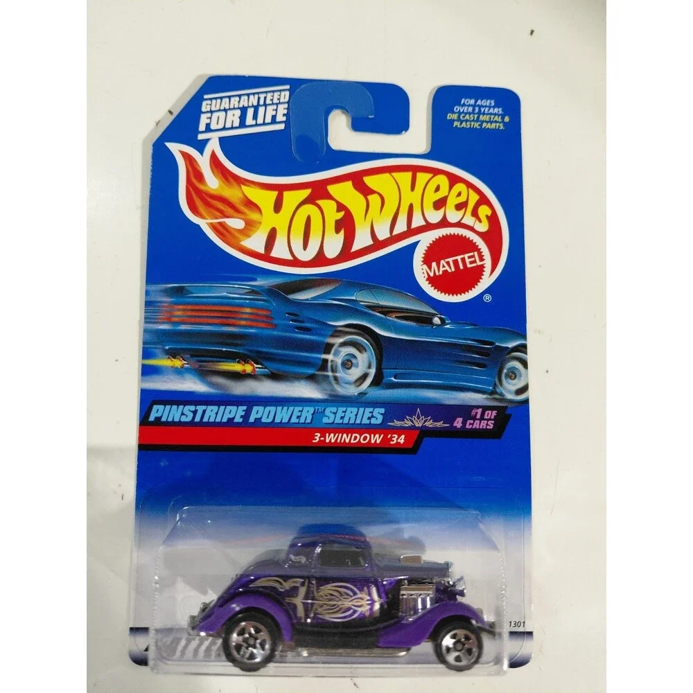 NIP Hot Wheels Pinstripe Power 1:64 DieCast 1934 Ford 3-Window Coupe Classic Car